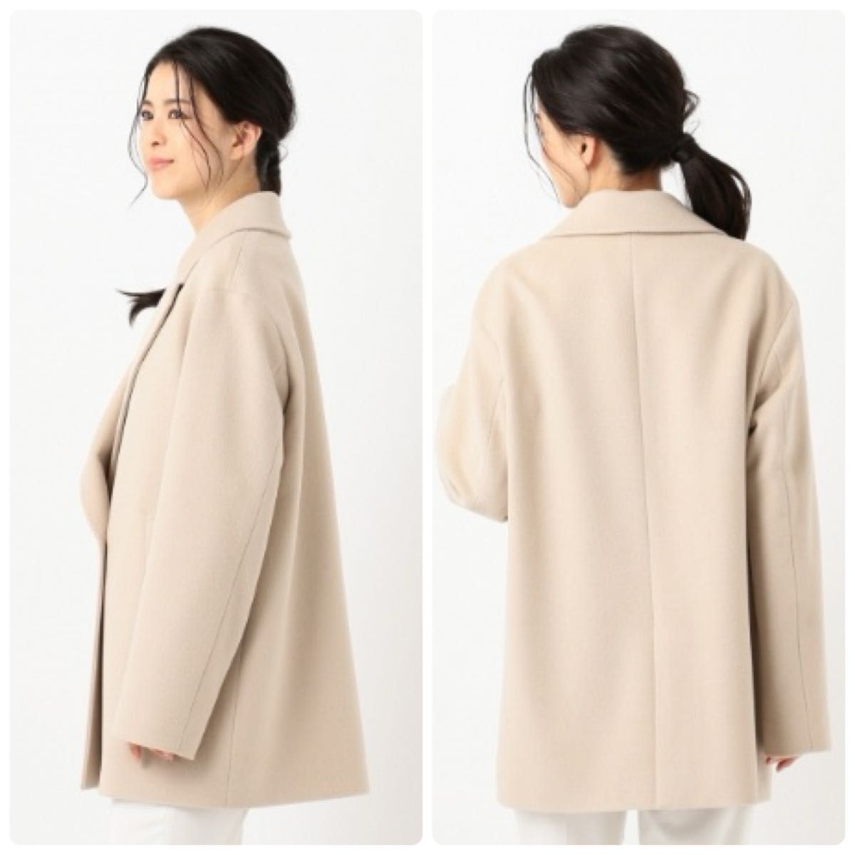 23区】新品未使用 2019年 ウールアンゴラビーバーチェスターコート 44