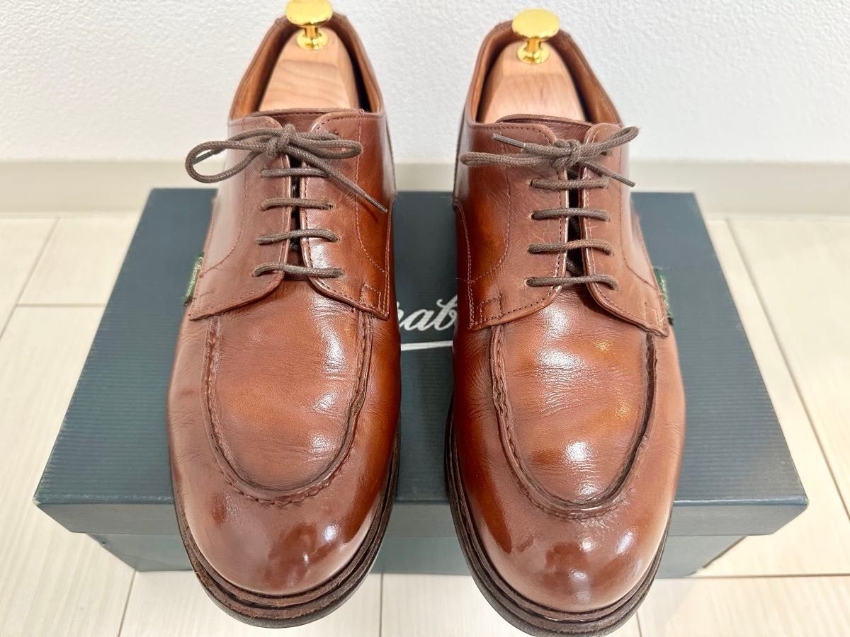 パラブーツ シャンボード(マロンカラー) UK8 ケアグッズ付 Paraboot