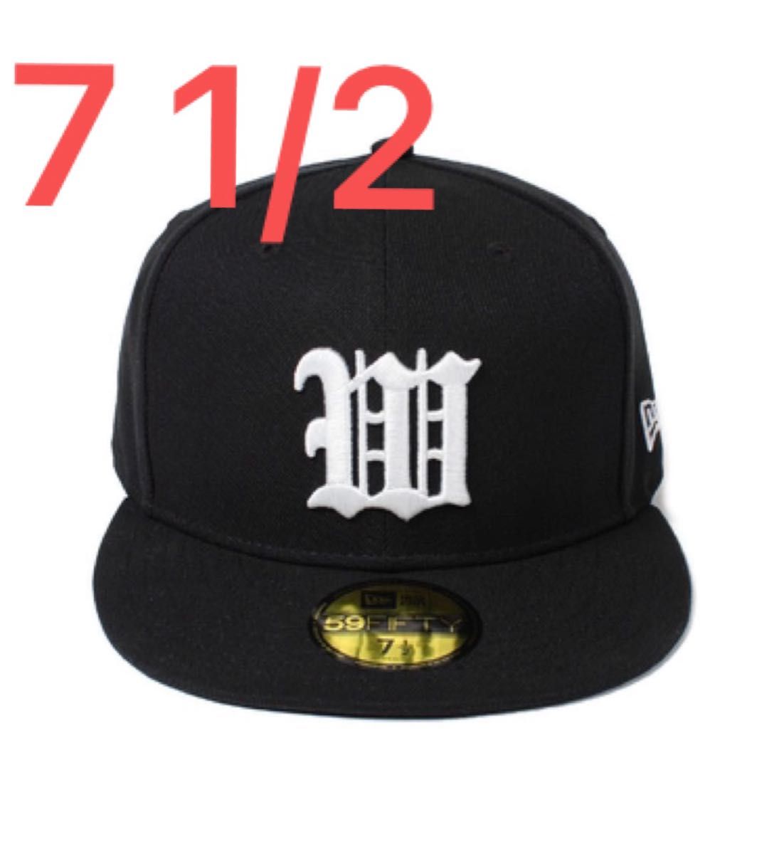 WACKO MARIA × NEW ERA CAP 7 1/2 black 新品未使用 送料無料