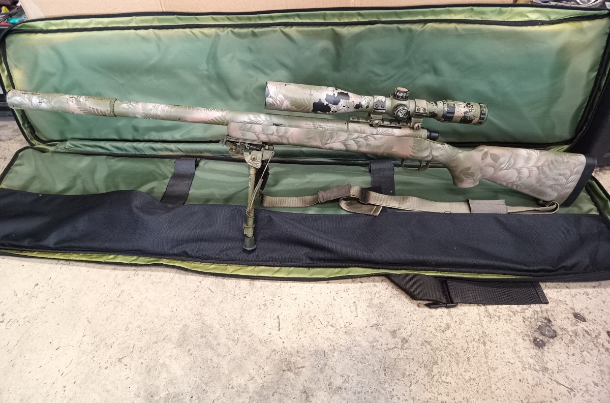 Yahoo!オークション - 再出品 東京マルイ VSR-10 Gスペック 迷彩塗装済