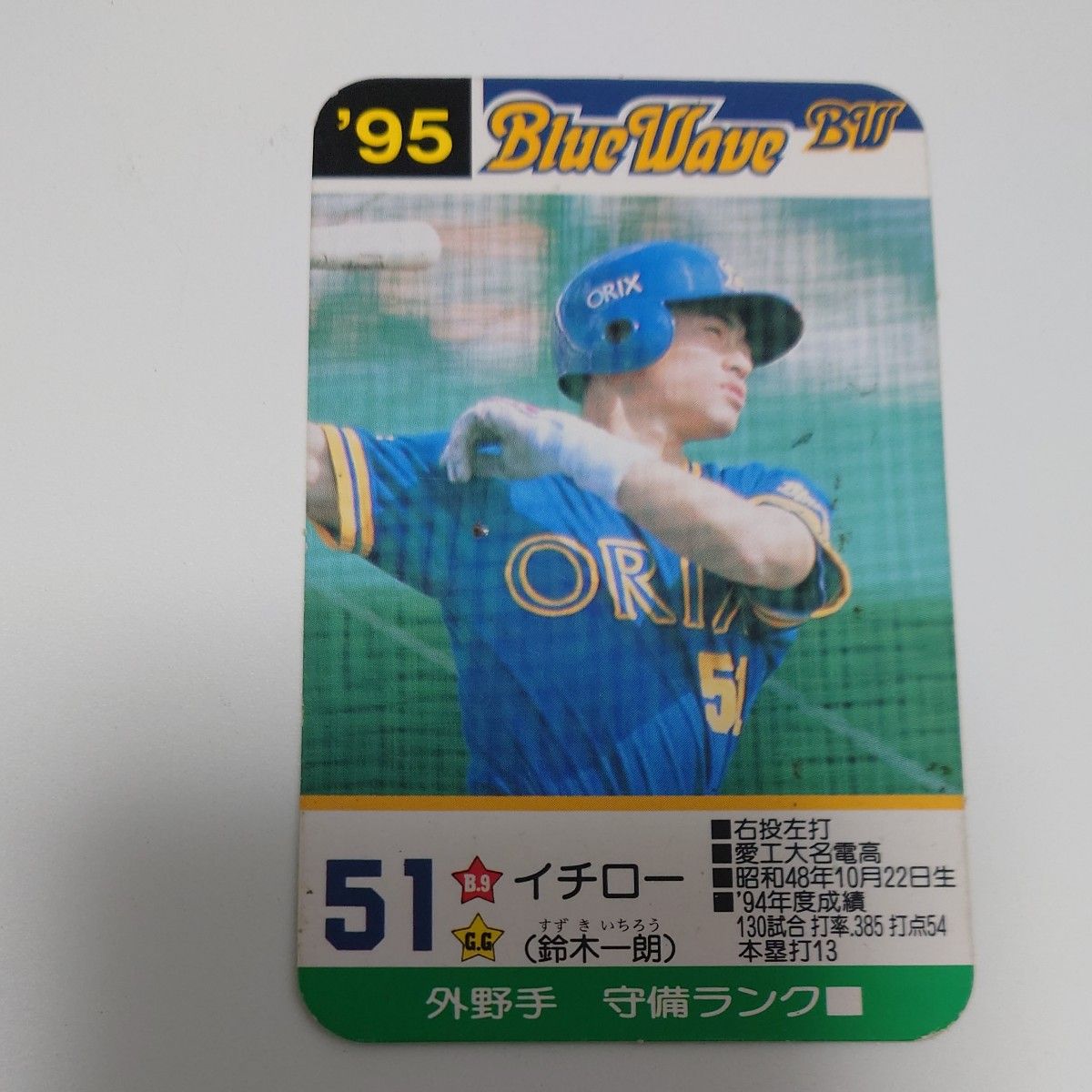 タカラ プロ野球カードゲーム 1995 イチロー｜Yahoo!フリマ（旧PayPay