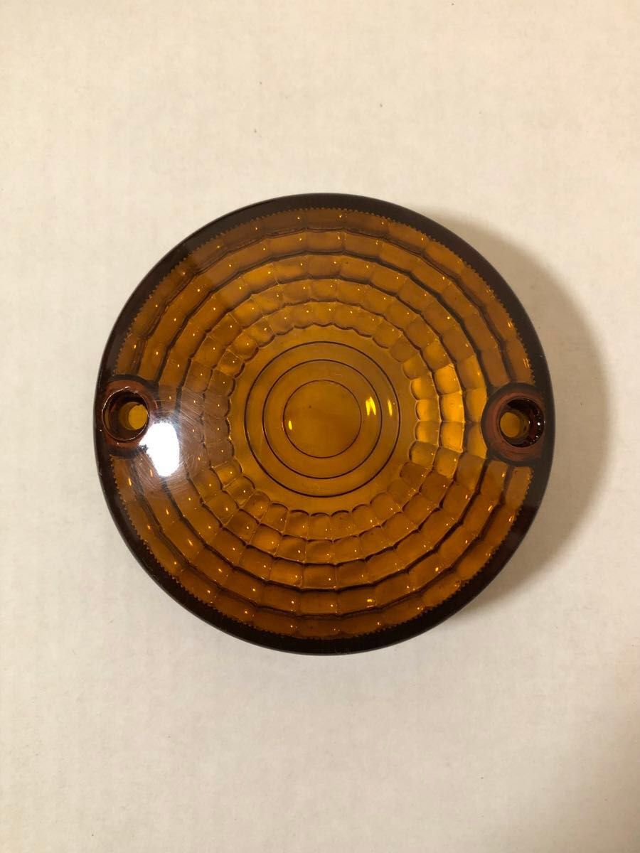 GS400 ウインカーレンズ オレンジ スモーク 純正タイプ クリア