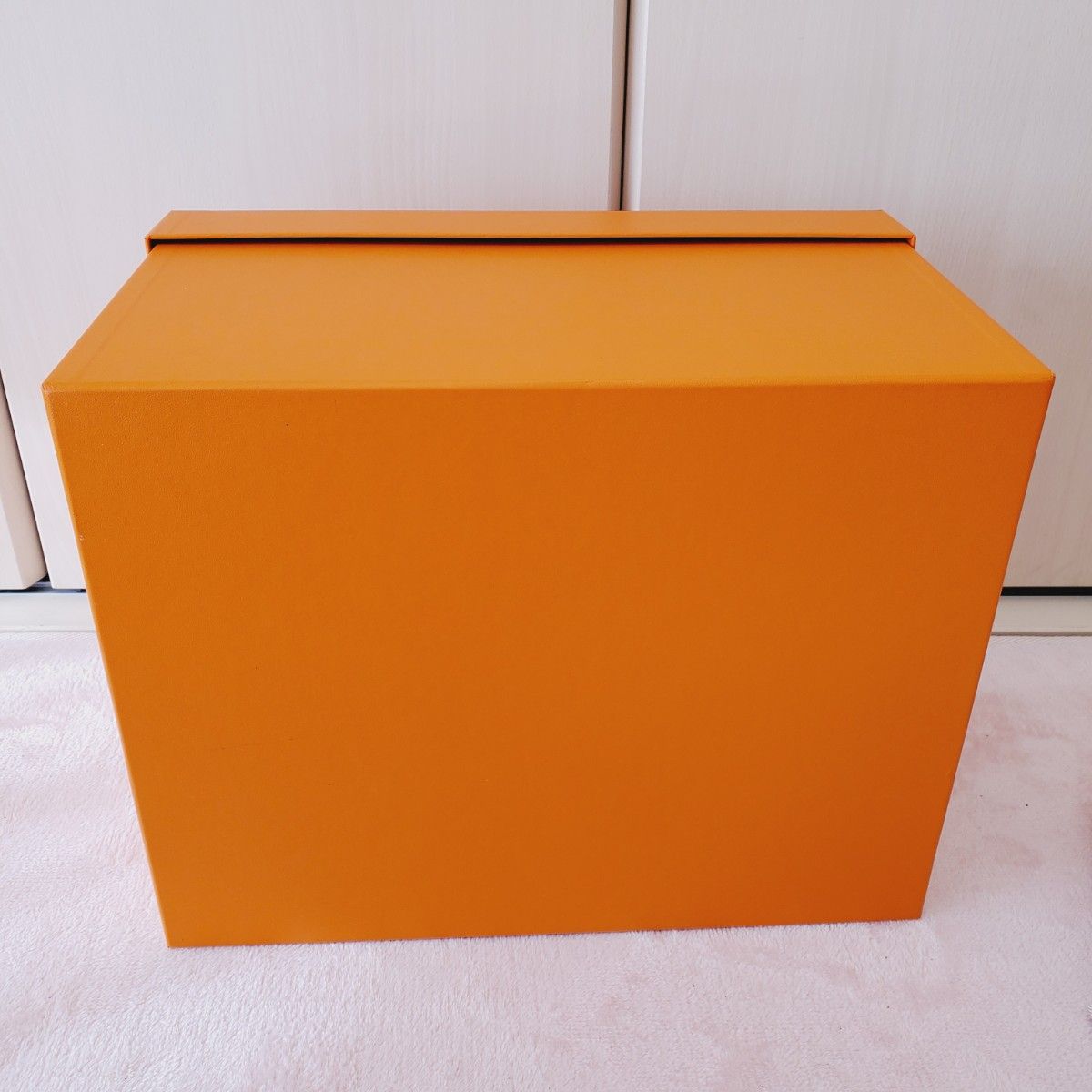 エルメス HERMES ピコタンMM用 空き箱 空箱 オレンジ ボックス 大きな