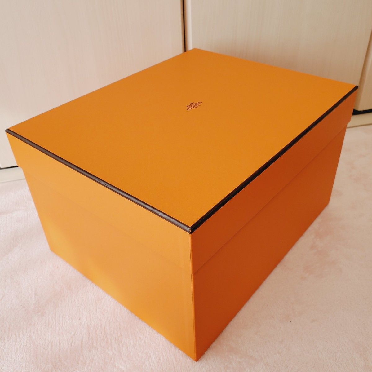 エルメス HERMES ピコタンMM用 空き箱 空箱 オレンジ ボックス 大きな