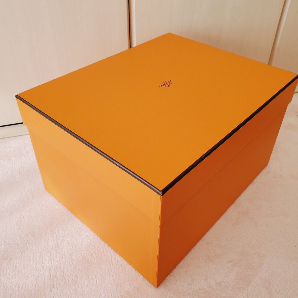 エルメス HERMES ピコタンMM用 空き箱 空箱 オレンジ ボックス 大きな