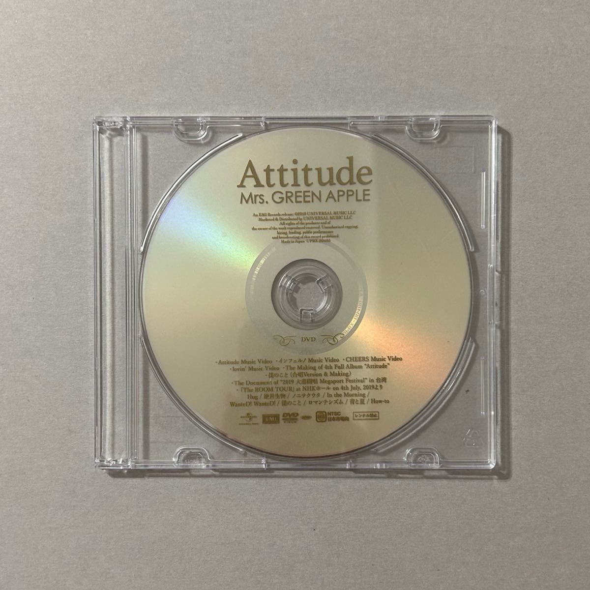 Mrs GREEN APPLE ミセスグリーンアップル ミセス Attitude 初回限定版