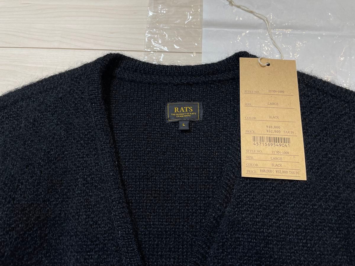 RATS NATIVE MOHAIR KNIT CARDIGAN Lサイズ キムタク 木村拓哉 モヘア
