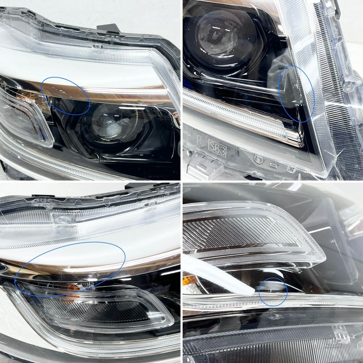 送料込 即決 スペーシア カスタム MK53S 純正 LED 右 ヘッドライト