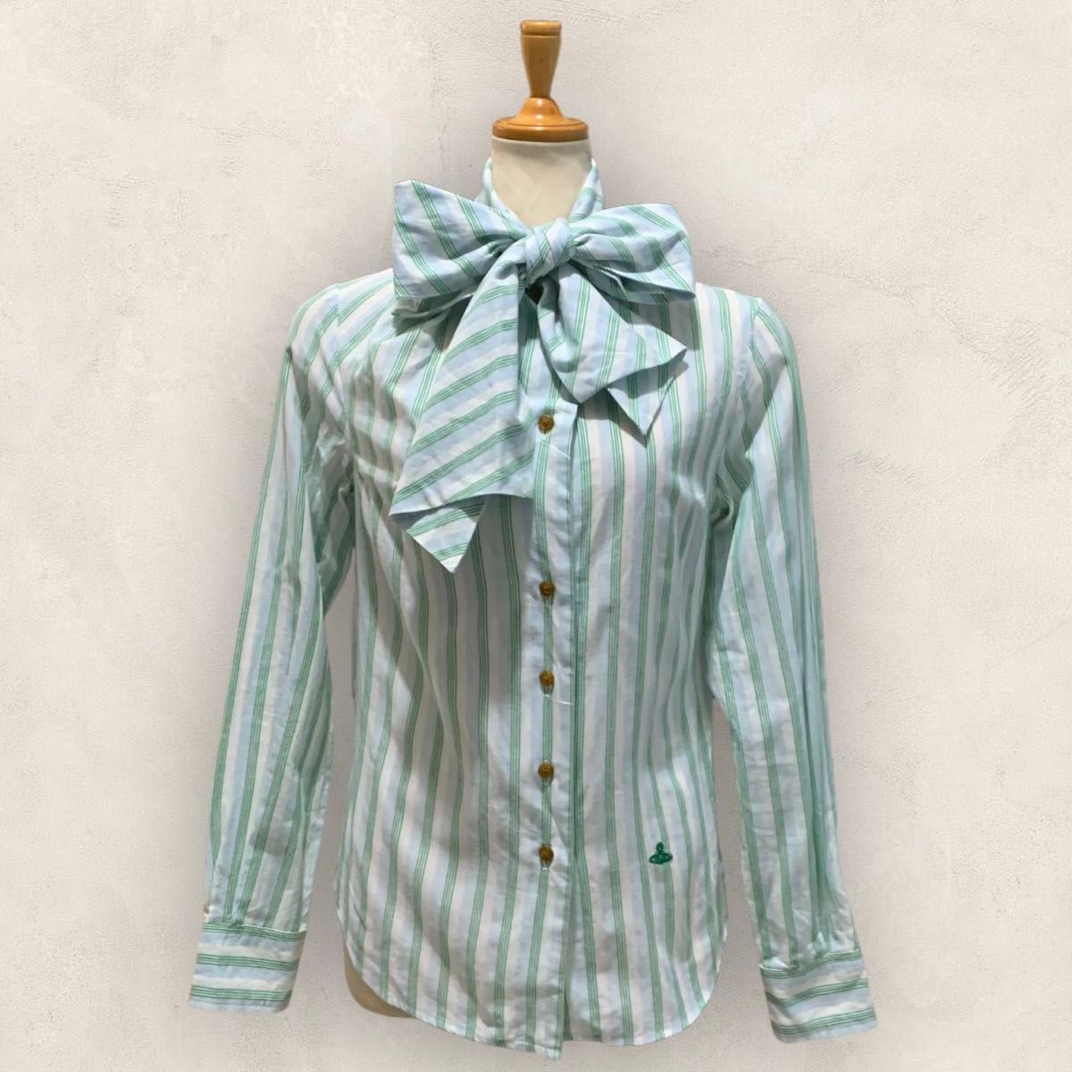 ヴィヴィアンウエストウッド ストライプ オーブ ビッグリボン