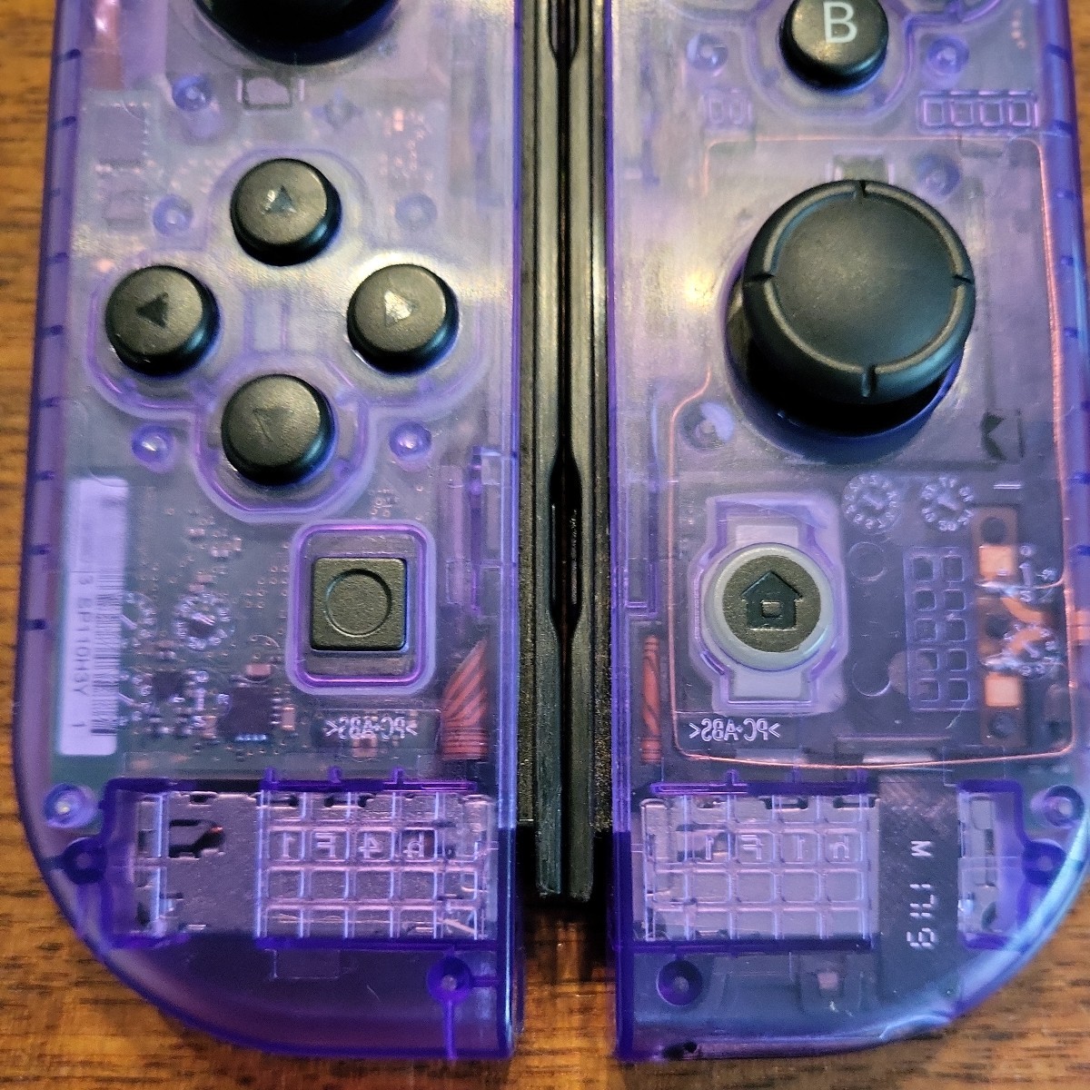 Nintendo Switch ジョイコン 動作確認済 クリアパープル カスタム品