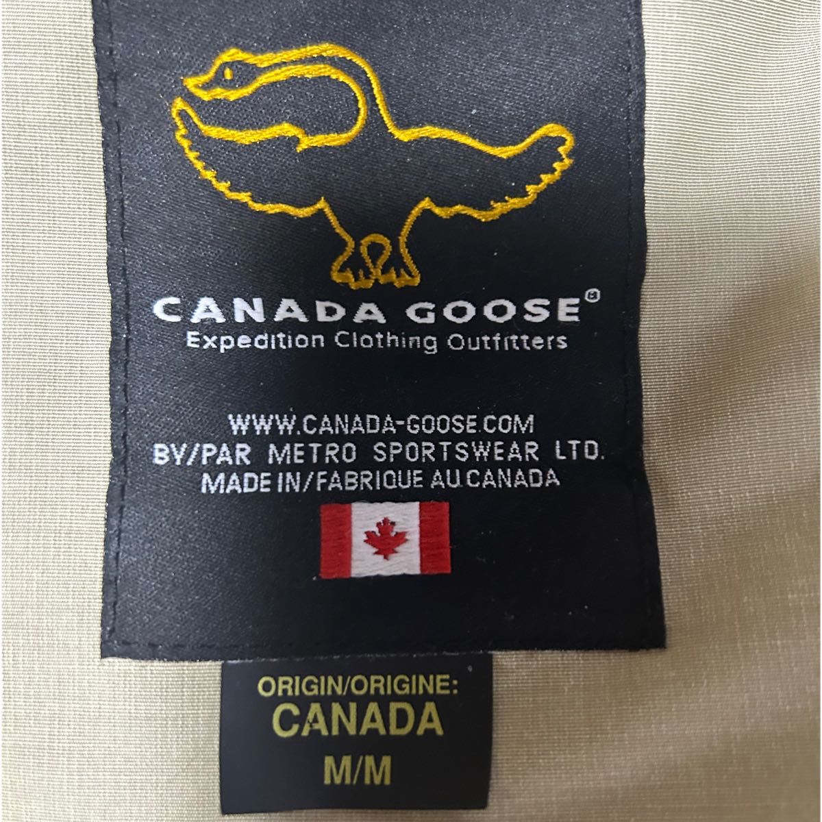 カナダグース トラベル ミリタリーフィールドジャケット 3405MR サイズ