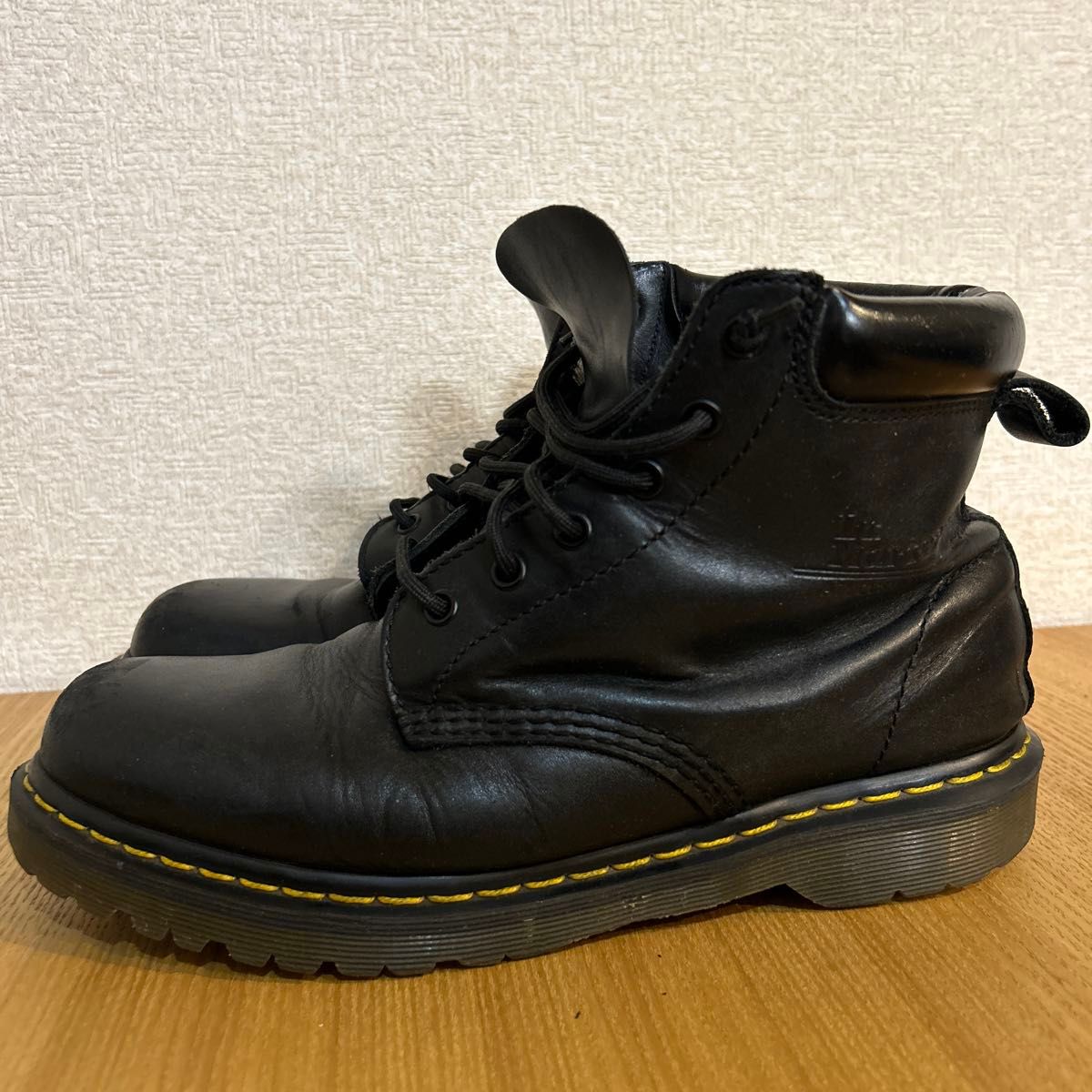 28センチ UK9 Dr Martens ブーツ 6ホール アンクルパッドモデル｜Yahoo