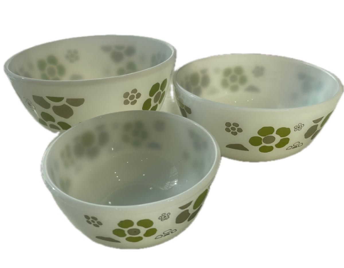 ファイヤーキング Fire king ボウル セット ヴィンテージ 超レア ツヤ