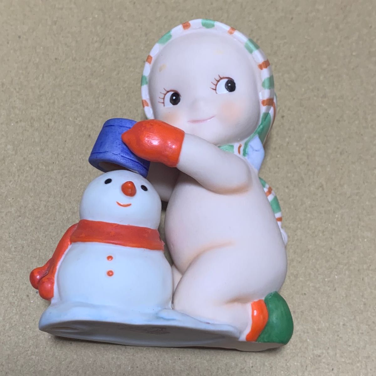 加藤工芸 ローズオニールキューピー 陶器 置物 5点セット｜Yahoo