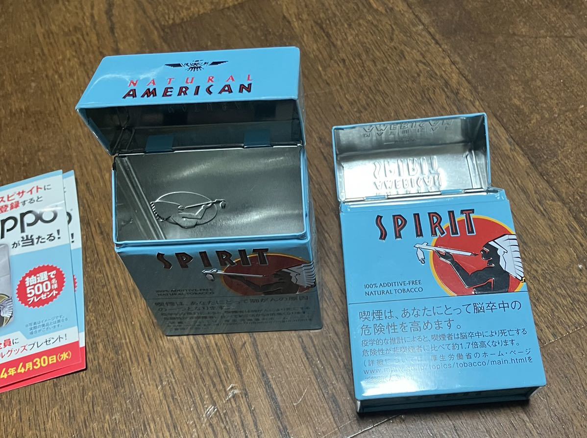 アメリカンスピリット 非売品 アメスピ タバコ缶 缶ケース 2個セット
