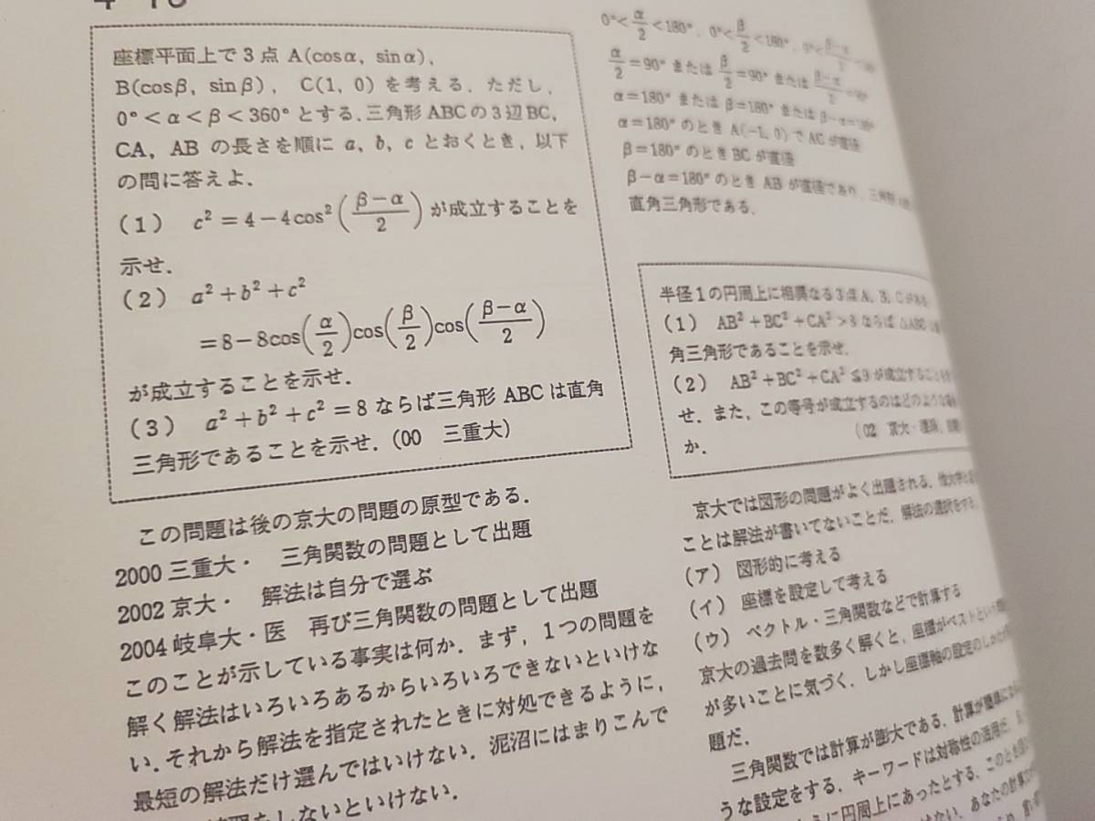 大数ゼミ 安田亨先生 受験数学総合 通期プリントフルセット 河合塾
