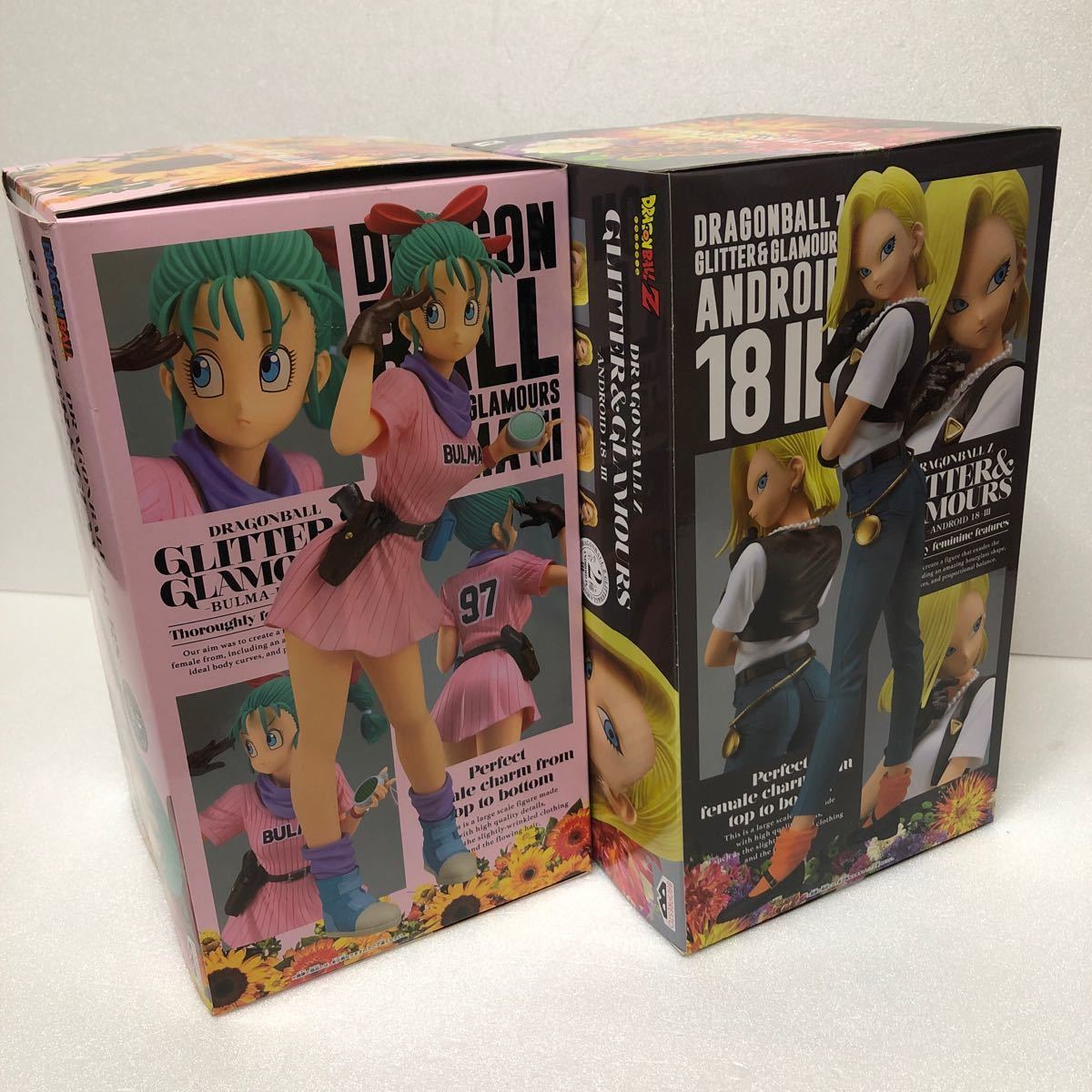 ドラゴンボール フィギュア GLITTER & GLAMOURS 2点セット ブルマ 人造