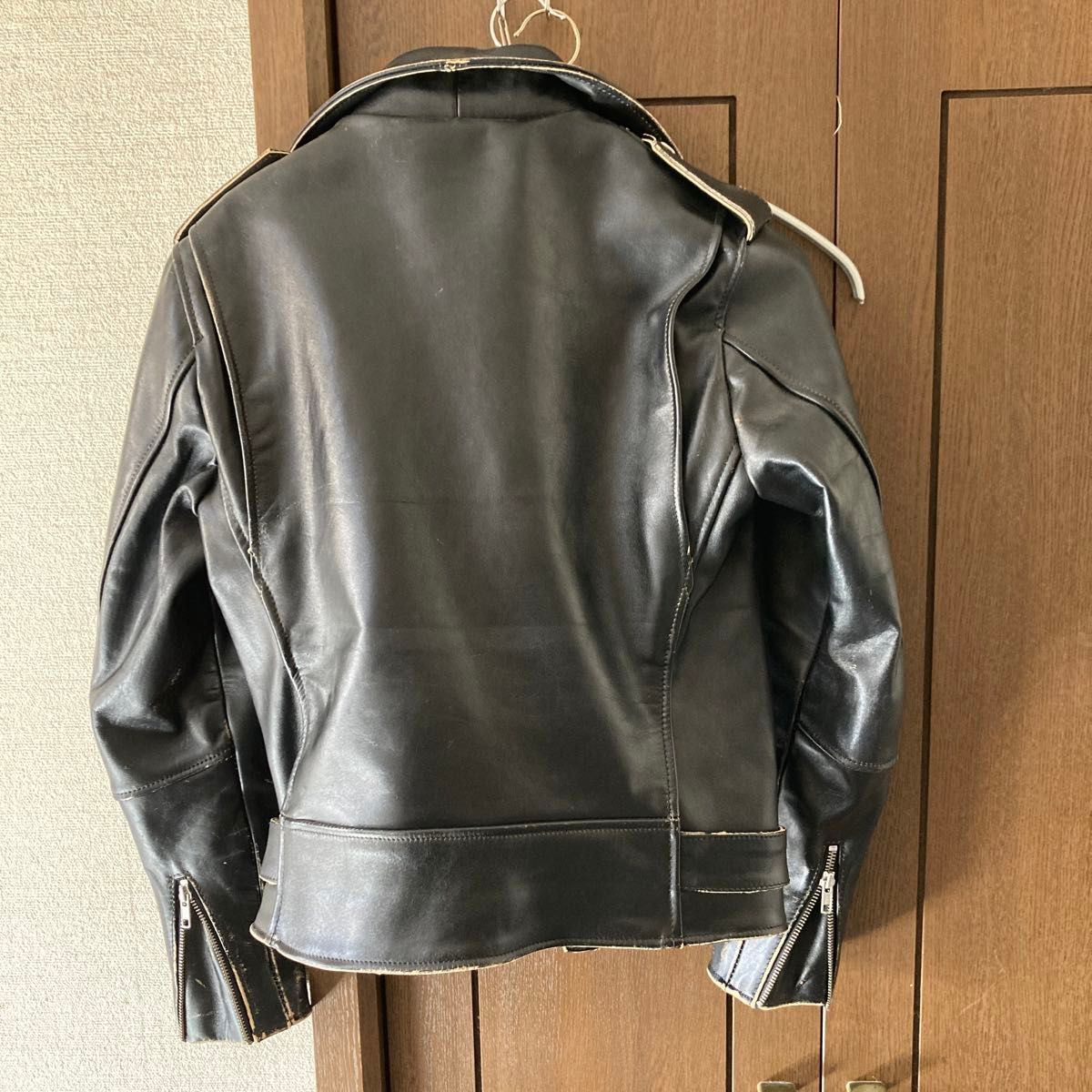 A P C アーペーセー レザー ダブル ライダース ジャケット 牛革 Double