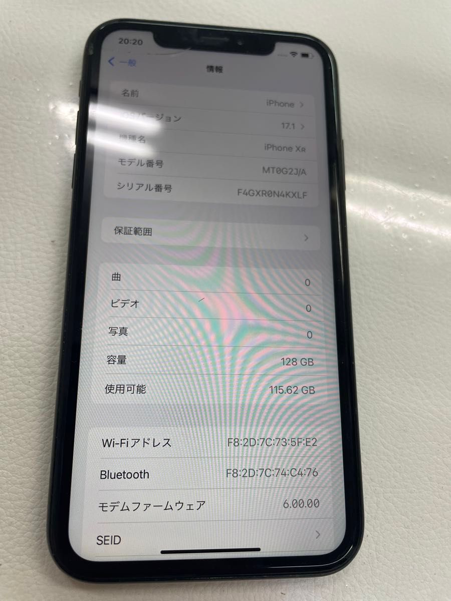 iPhoneXR128GB ブラック SIMフリー Apple 残債無し｜Yahoo!フリマ（旧