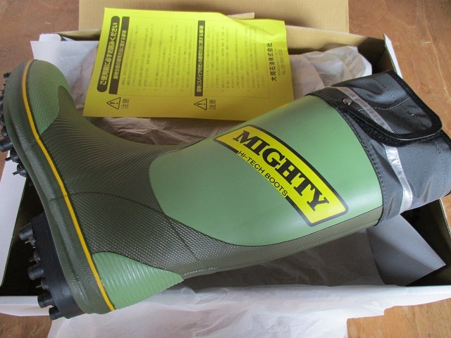 Yahoo!オークション - 未使用 スパイク付き 長靴 大同マイティブーツNS