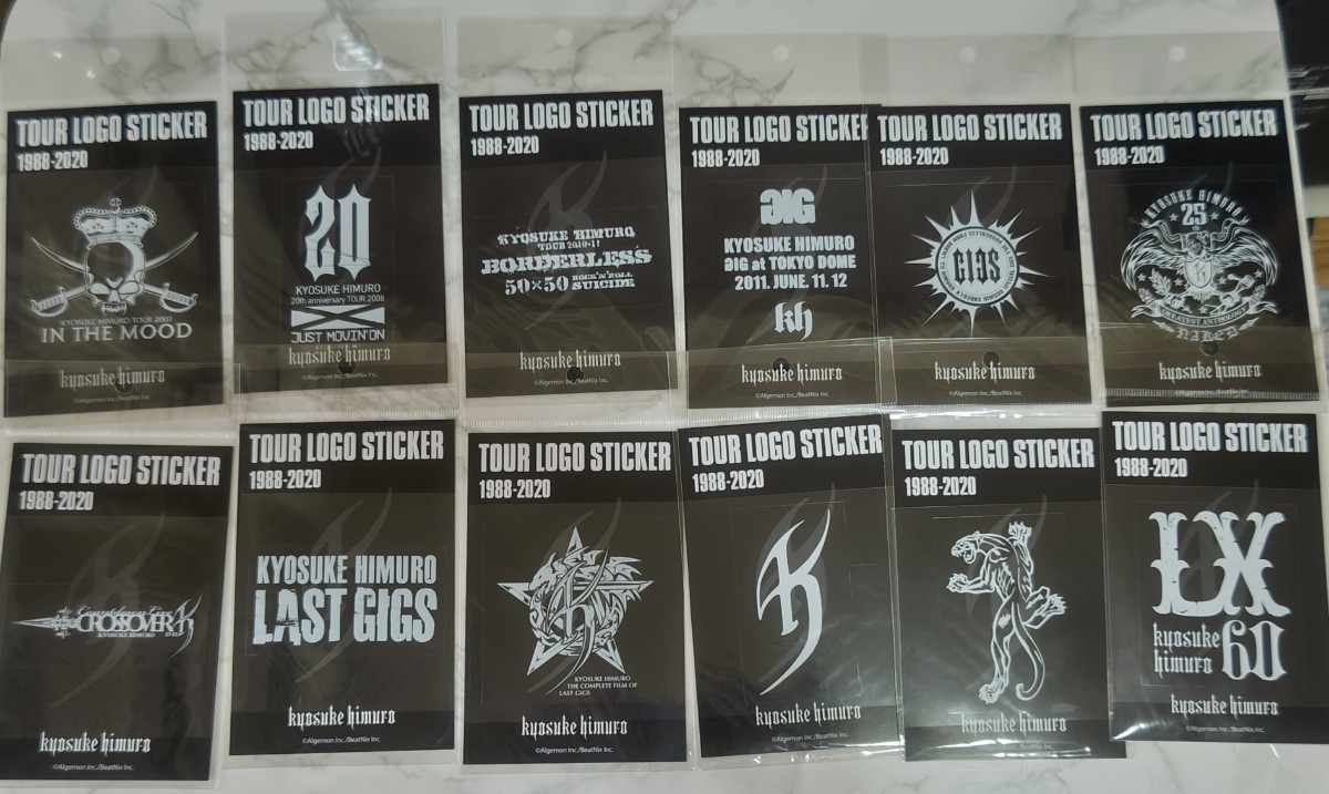 氷室京介 【氷室京介展LX】ステッカー コンプリート セット｜Yahoo