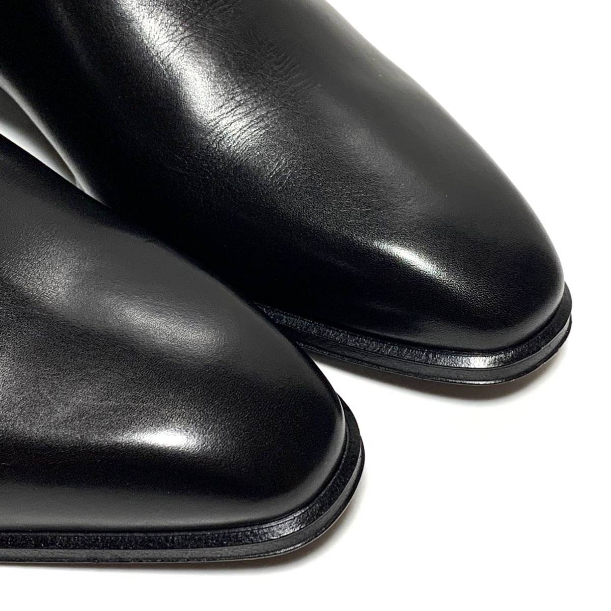 未使用 グッチ GUCCI ホースビット ストラップ レザー サイドジップ