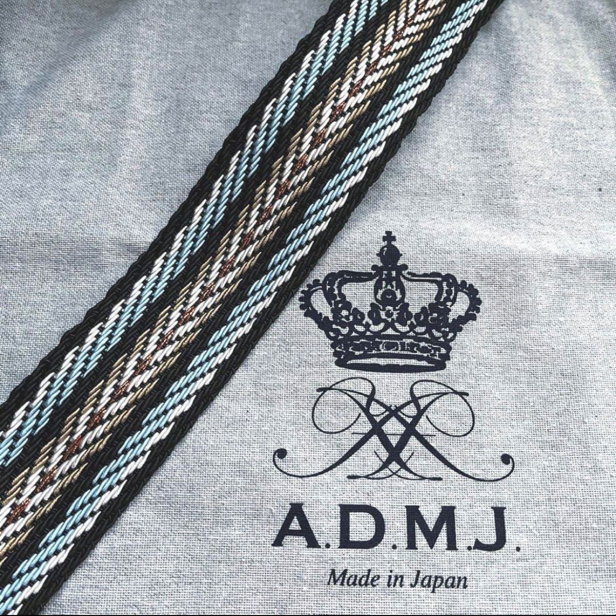 ADMJ ダノビオ ボトムアクセントショルダーバッグ ブラック スモール