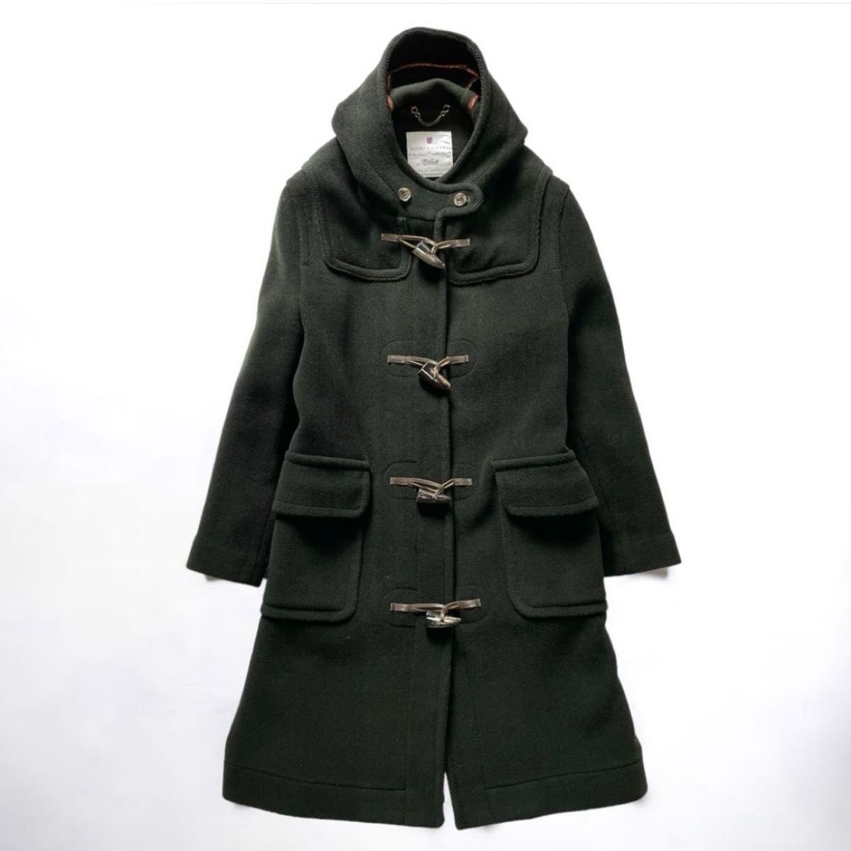 MONTGOMERYモンゴメリー ムーアブルック ヘリンボーンダッフルコート L