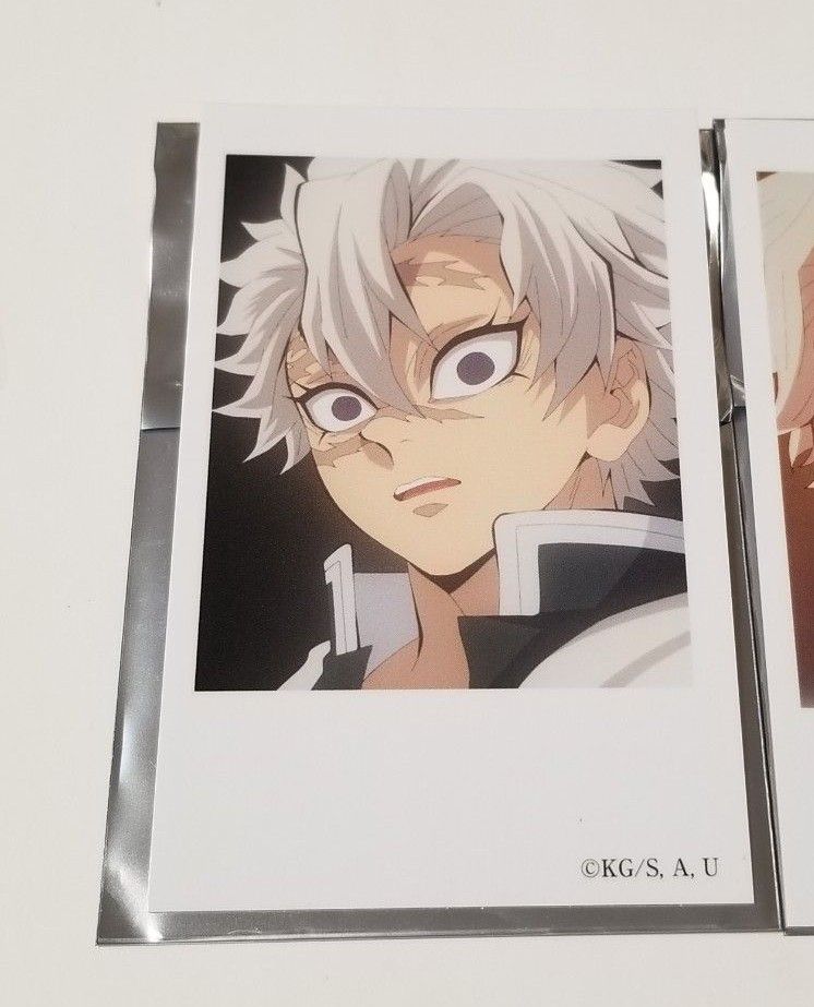 鬼滅の刃 不死川実弥 ランダム チェキ風ブロマイド ノーマルカード2枚