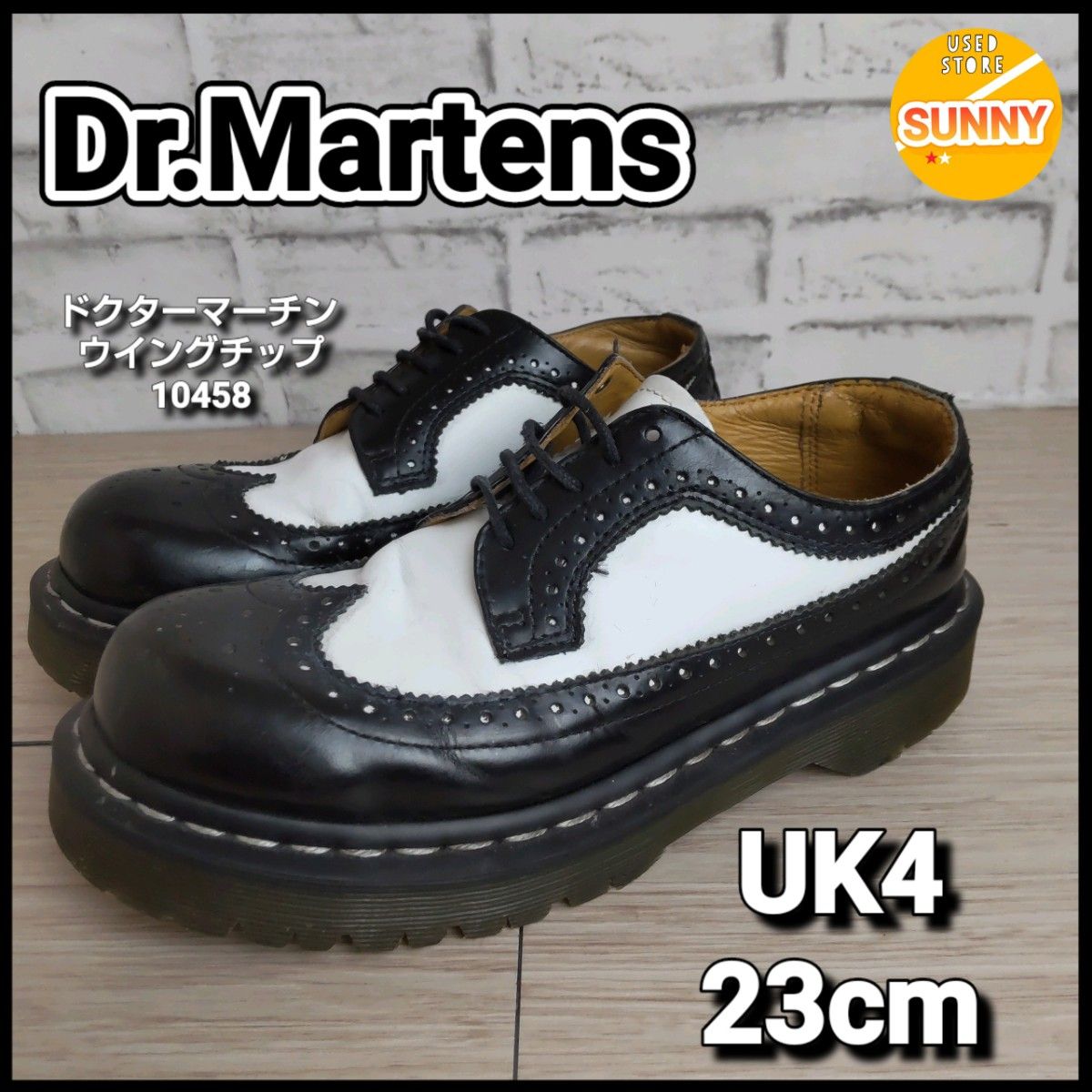 Dr Martens ドクターマーチン ウイングチップ 10458｜Yahoo!フリマ（旧