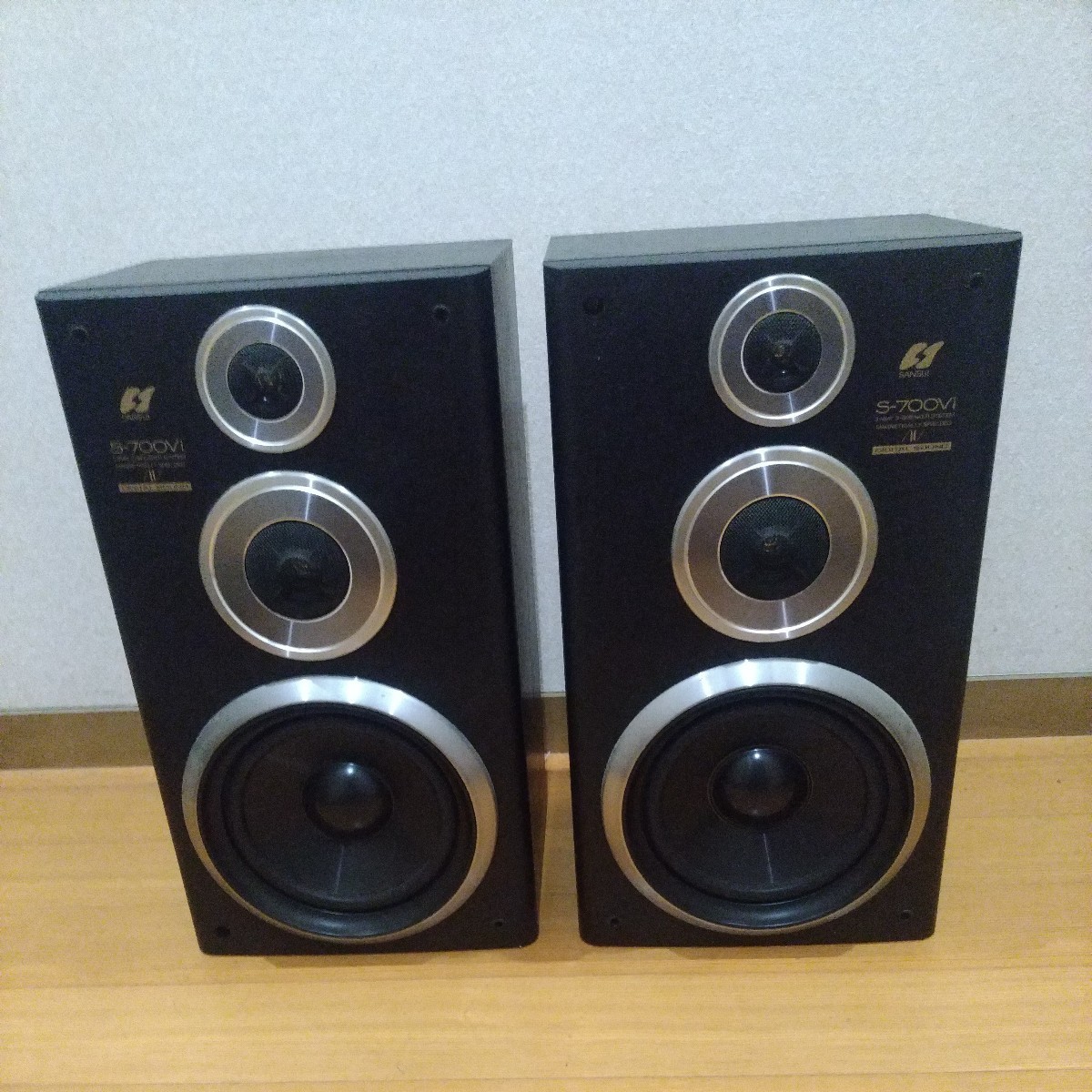 Yahoo!オークション - SANSUI スピーカー ペア S-700vi 3WAY 3-SPEAKER