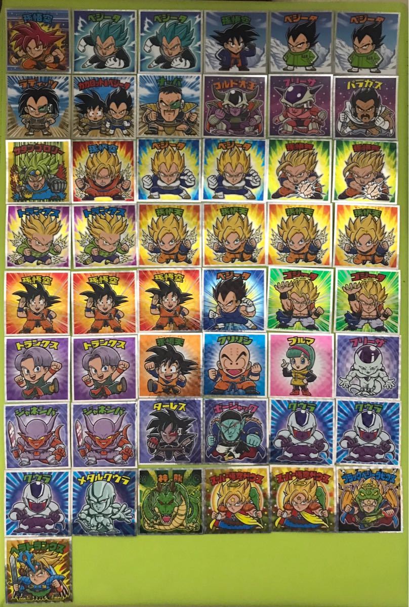 Yahoo!オークション - ドラゴンボールマン Z 超 シール 49枚 ビックリ
