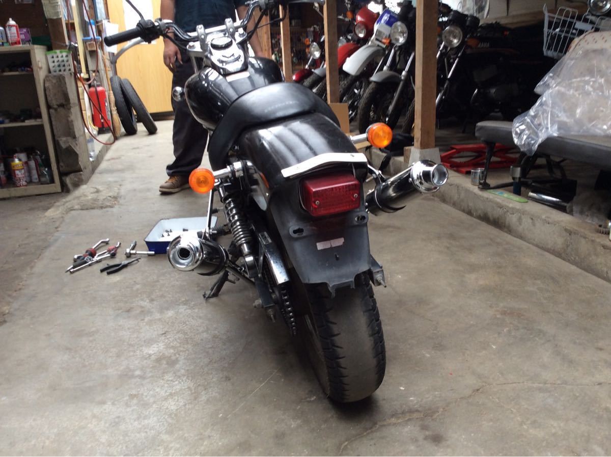 マグナ50 左右二本出しマフラー ダブルマフラー JAZZ 社外マフラー