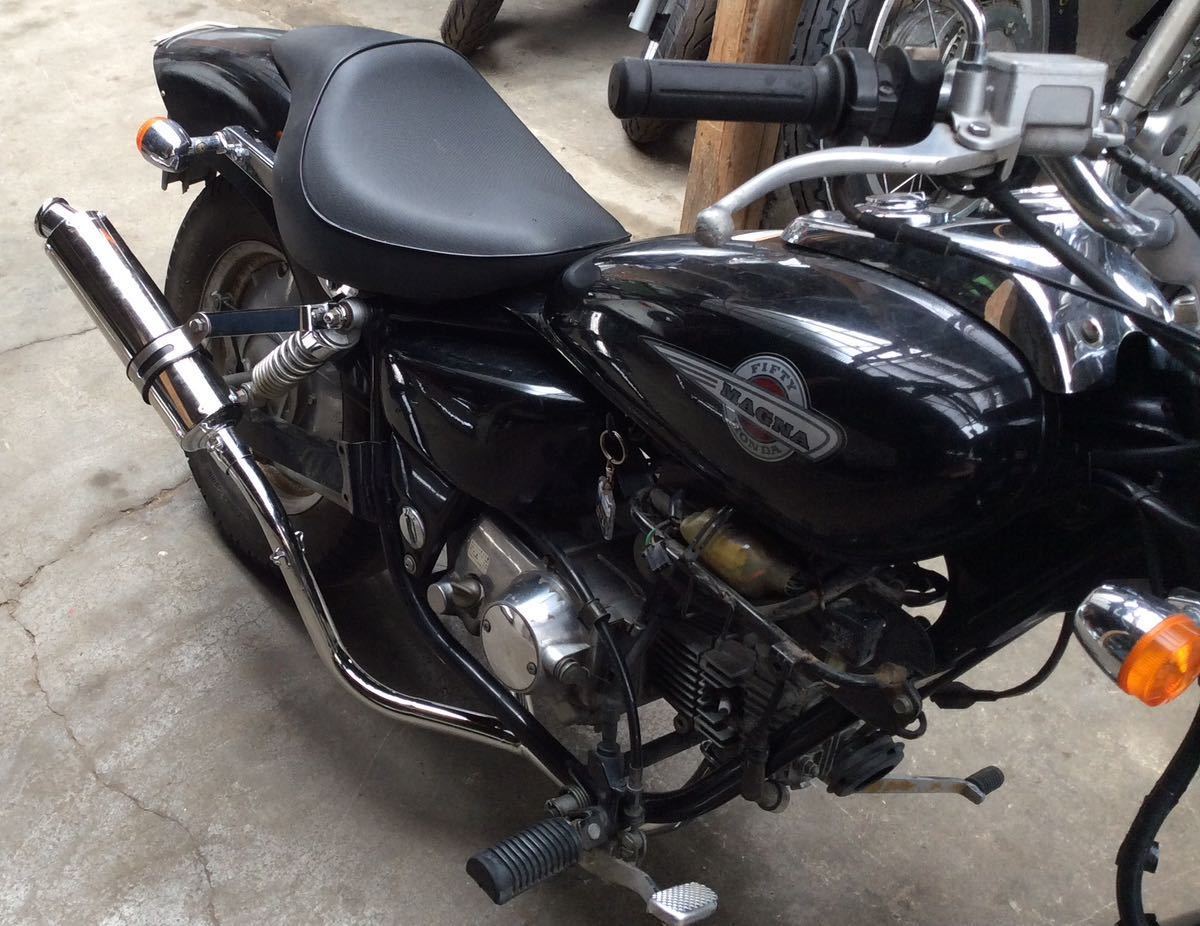 マグナ50 左右二本出しマフラー ダブルマフラー JAZZ 社外マフラー