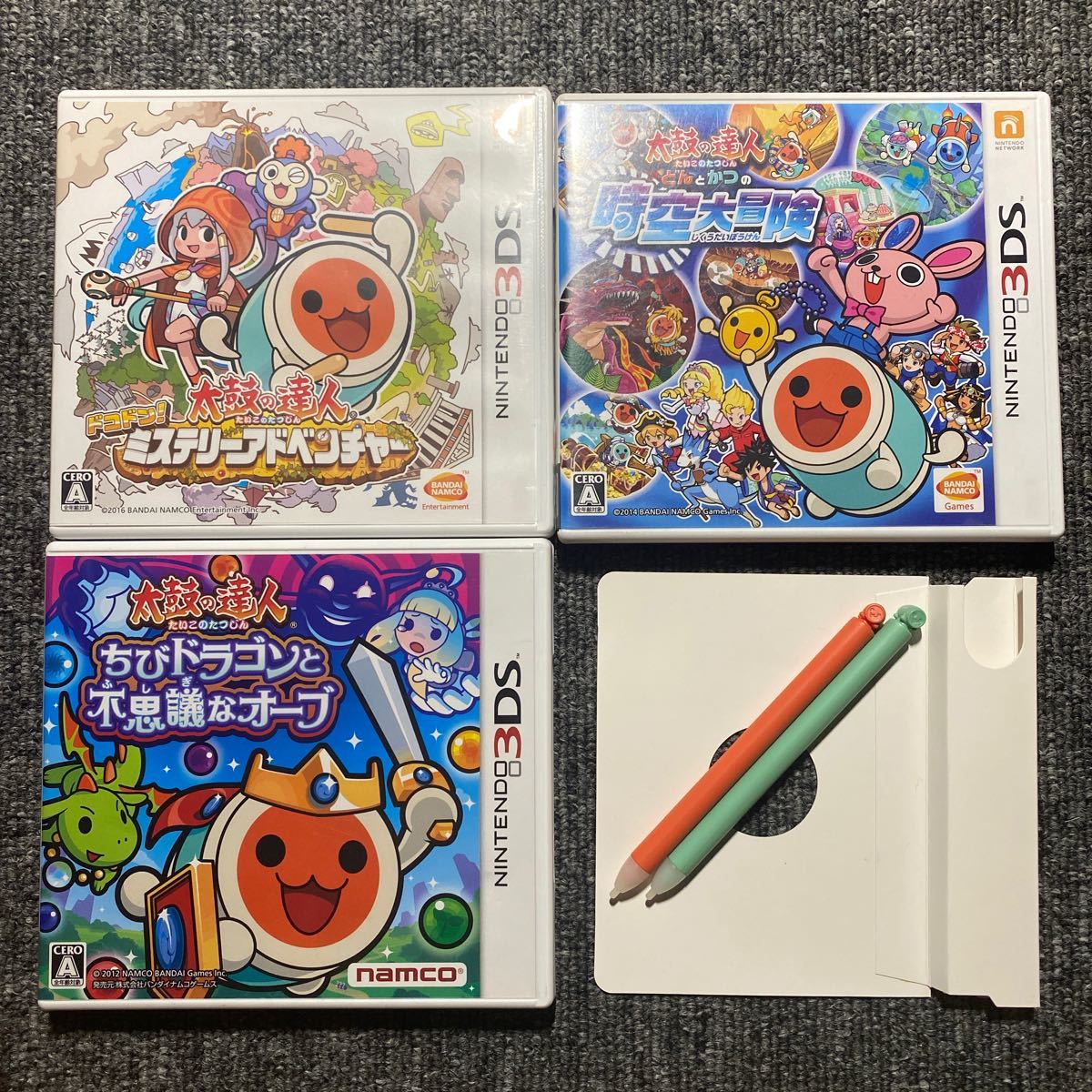 3DS 太鼓の達人 3本セット タッチペン付き｜Yahoo!フリマ（旧PayPay