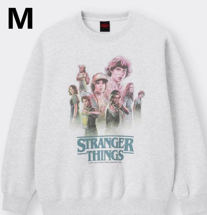 新品未使用 GU X ストレンジャーシングスコラボトレーナ（M