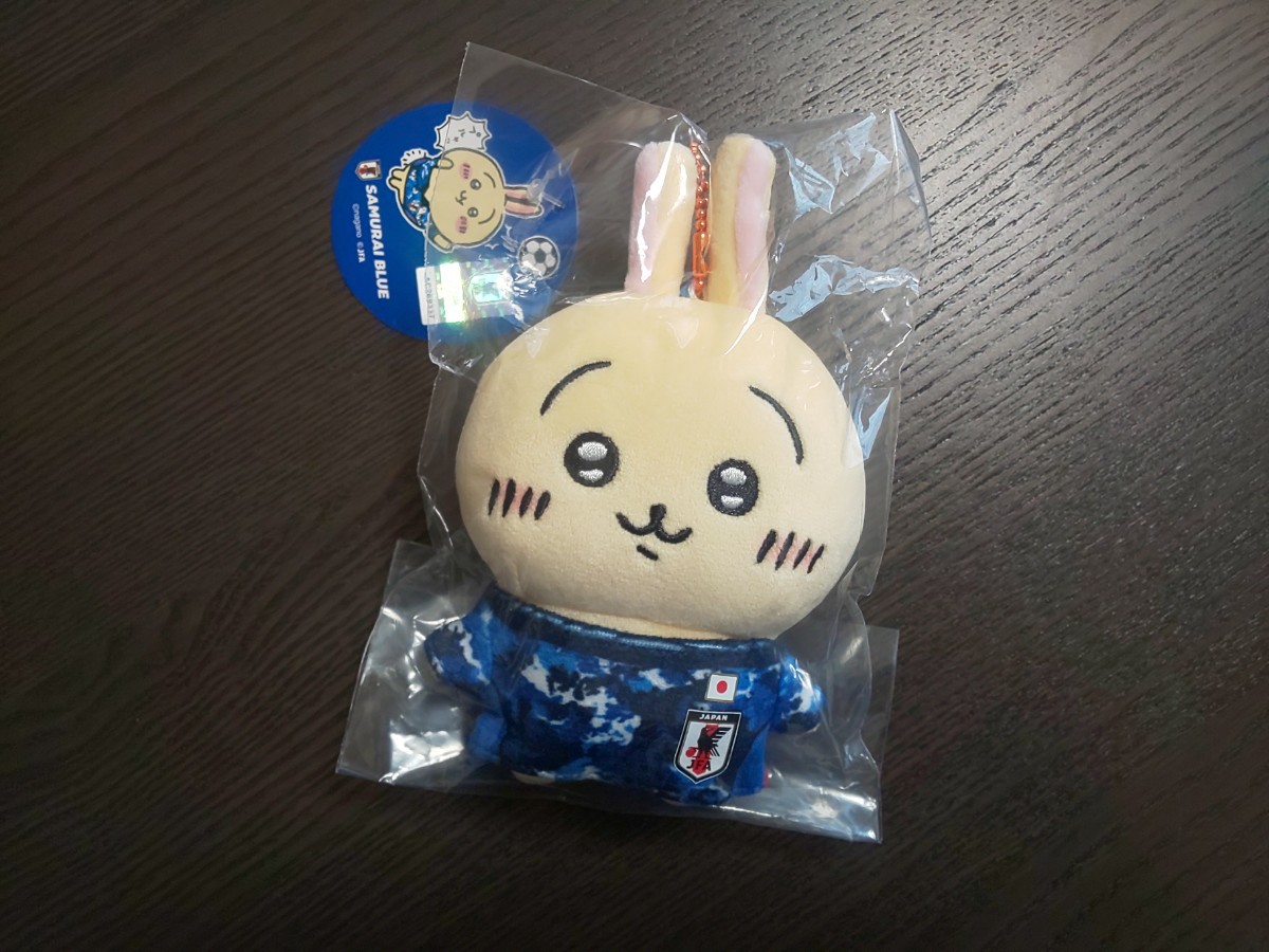 ちいかわ うさぎ ぷちミニマスコット サッカー 日本代表ver ぬいぐるみ
