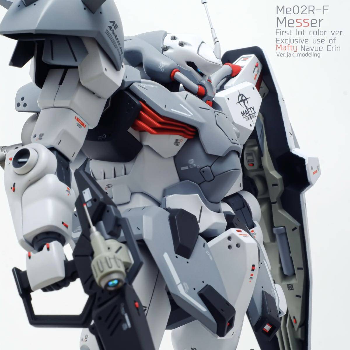 Yahoo!オークション - 完全改修 1/144 HGメッサー ガンプラ全塗装完成