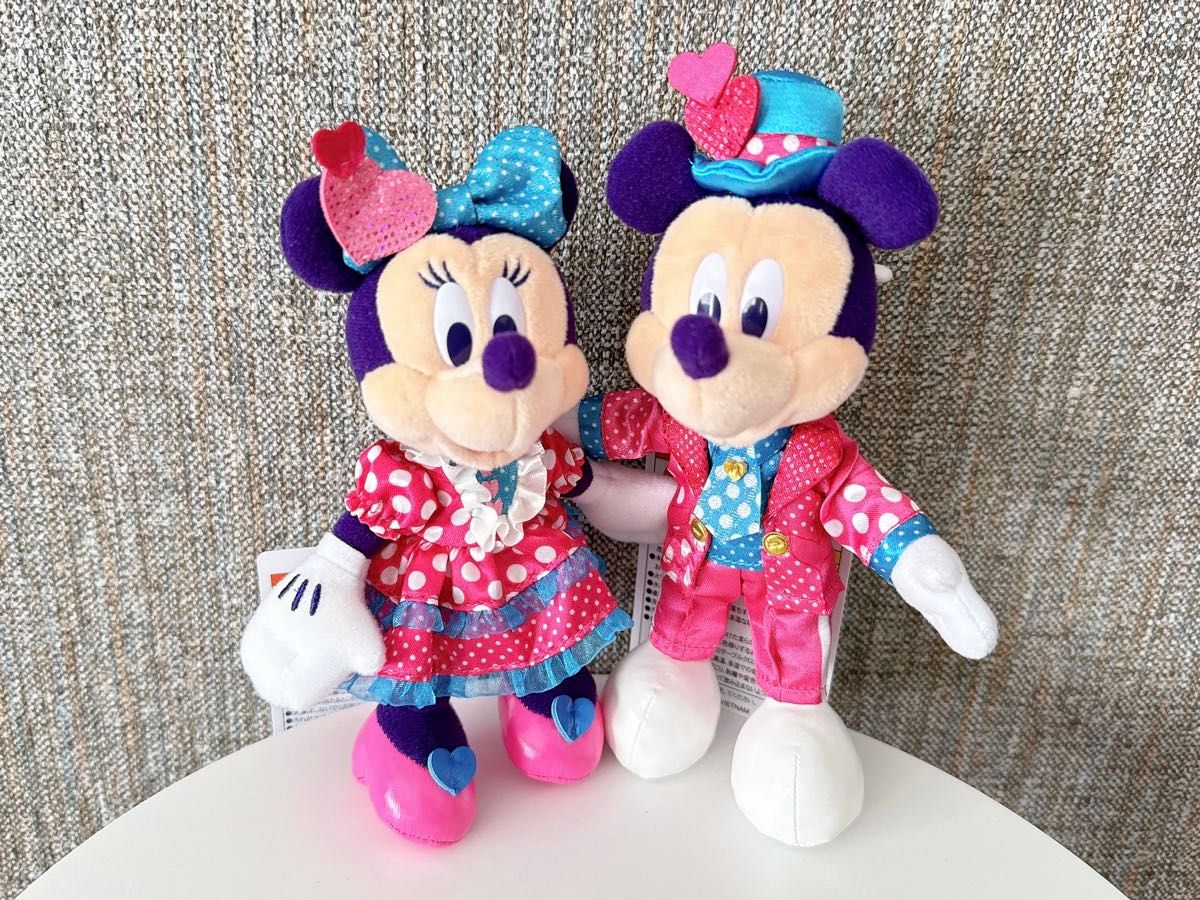 ディズニーランド パルパルーザ ミニー ミッキー ぬいぐるみ バッジ