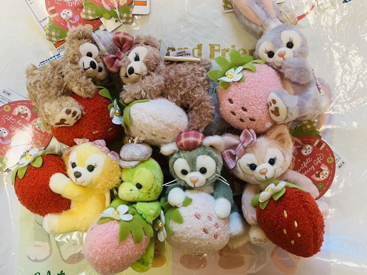 TDS ダッフィー＆フレンズ ハートフェルトストロベリーギフト