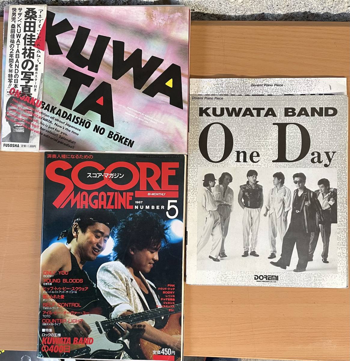 サザンオールスターズ 桑田佳祐 写真集 音楽馬鹿大将の冒険, スコア