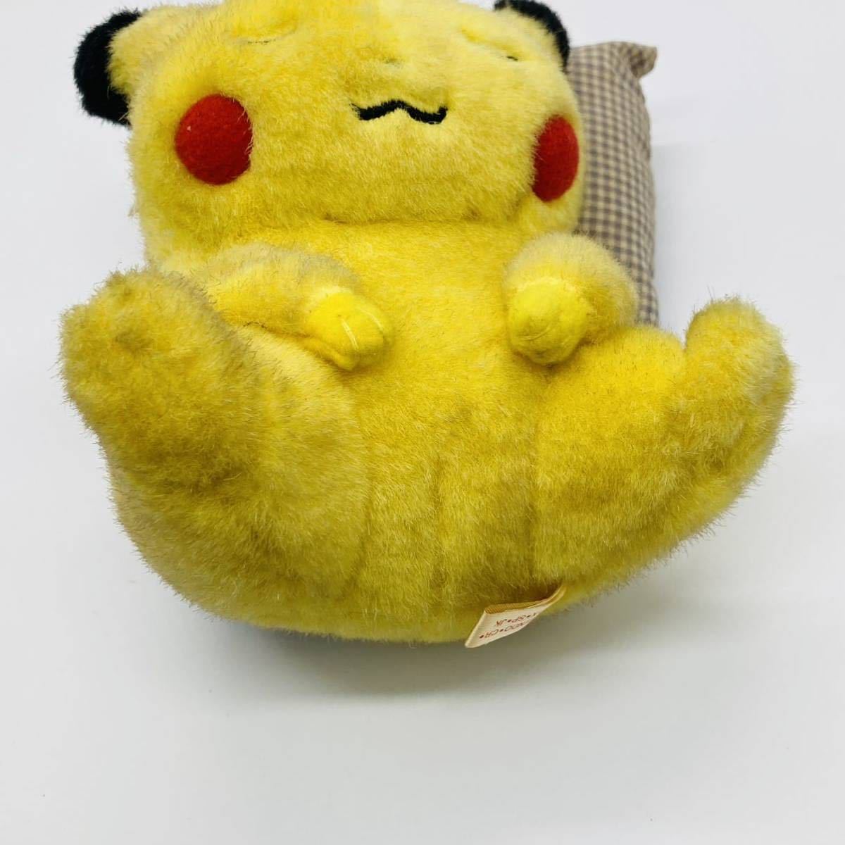 TOMY ピカチュウ レトロ 初期 ポケモン ぬいぐるみ 希少 おやすみ