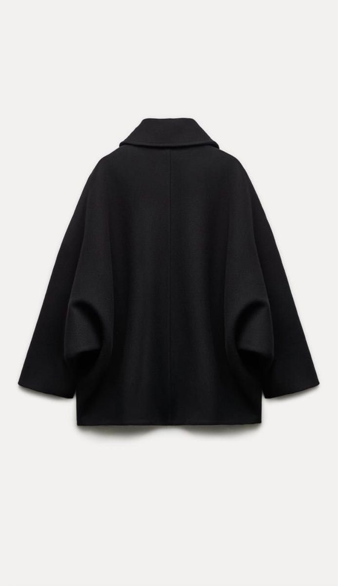 ZARA ZW COLLECTION クロップド MANTECO ウールコート｜Yahoo!フリマ