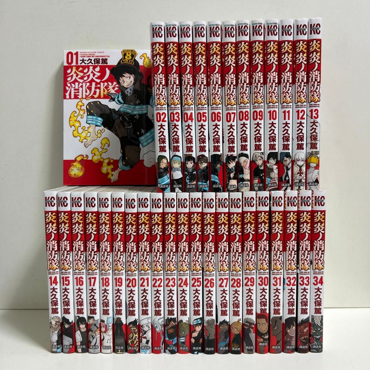 炎炎ノ消防隊 1〜34巻 全巻セット まとめ売り 漫画 マンガ 全巻 炎炎ノ
