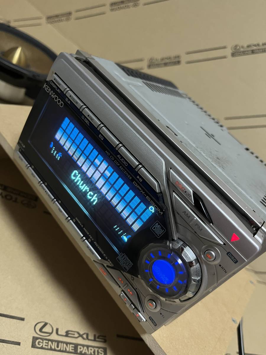 KENWOOD DPX-630M CD&MDデッキ DSP スペアナ チャーチ｜Yahoo!フリマ