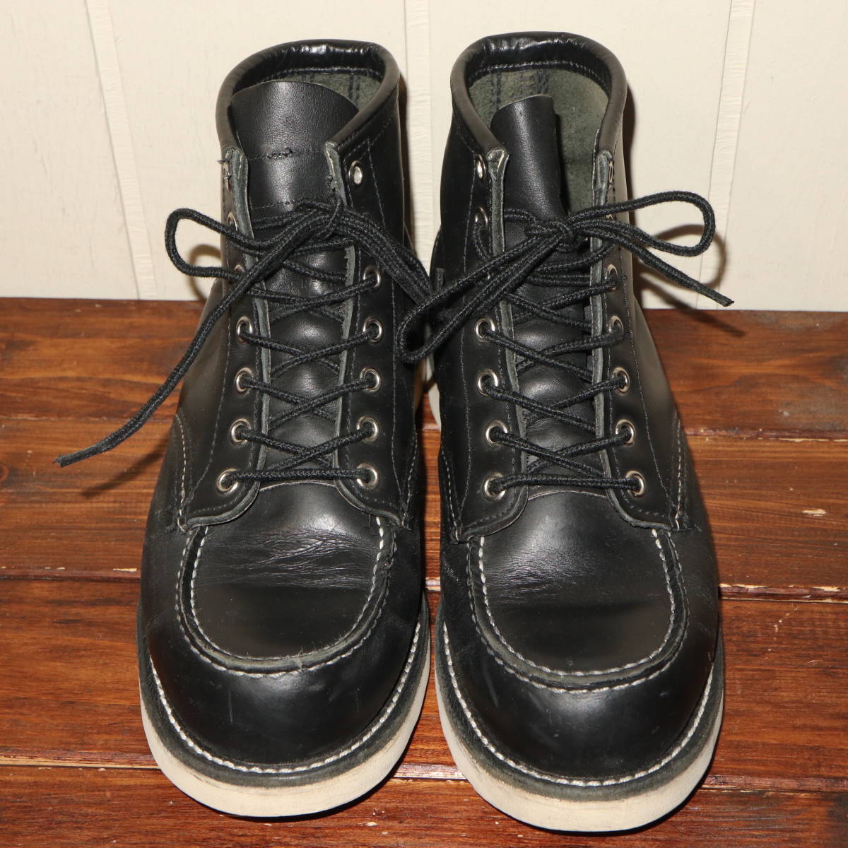 刺繍羽タグ RED WING レッドウィング 8130 黒セッター 7 1/2D 25 5