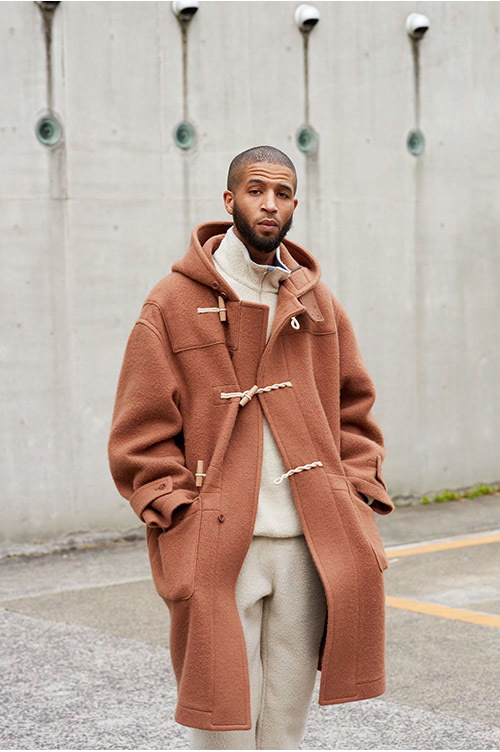 KAPTAIN SUNSHINE カシミア ウール ダッフルコート 36 キャプテン