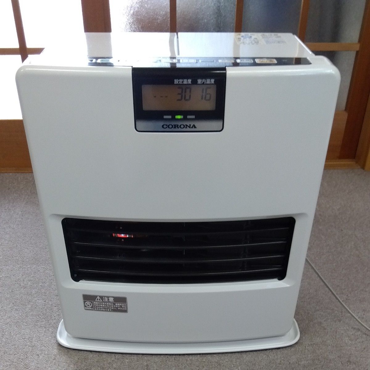 シャッター式】 コロナ 石油ファンヒーター FH-EX3614E2 (2014年製