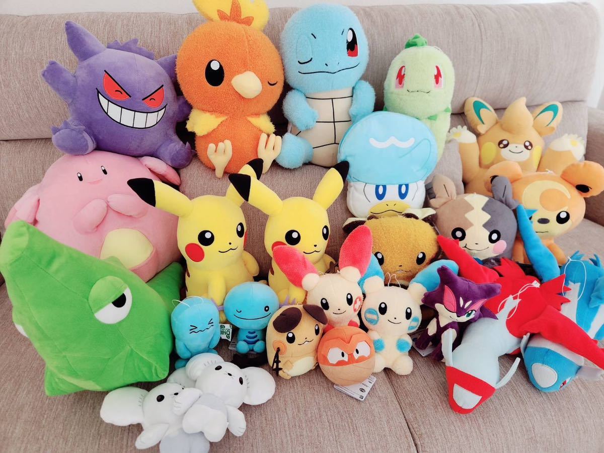 Yahoo!オークション - ポケモンぬいぐるみ まとめ売り . ・゜