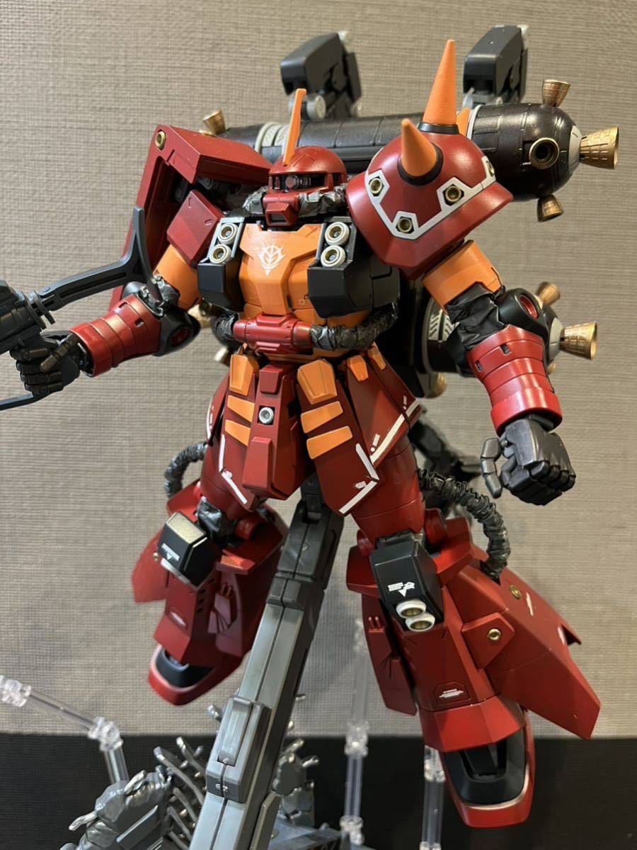 Yahoo!オークション - MG 1/100 高機動型ザク サイコザク ラストセッ